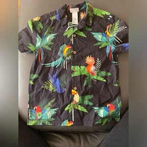 Boys button up short sleeve shirt